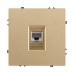 Розетка Ethernet RJ45 Cat.6, золотой Kollinger Eclipse EC-017GD