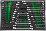 W106246139SV (W60246139SV) Набор ключей гаечных и адаптеров в EVA ложементе 560х400 мм, 39 предметов