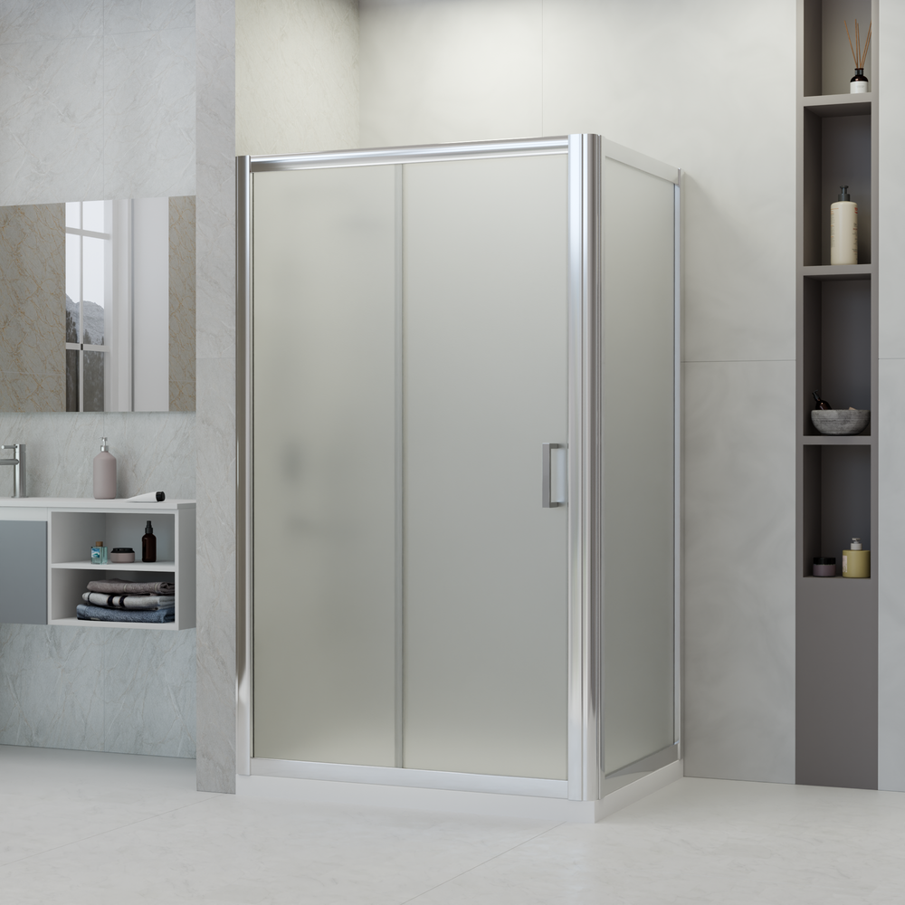 Душевой уголок RGW PA-045 (Матовое-Сатинат, 1000x900)