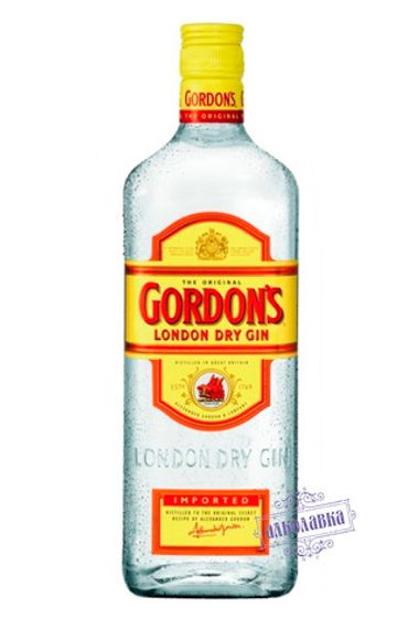 Gordons. Gin. 47,3%. 0,75 L