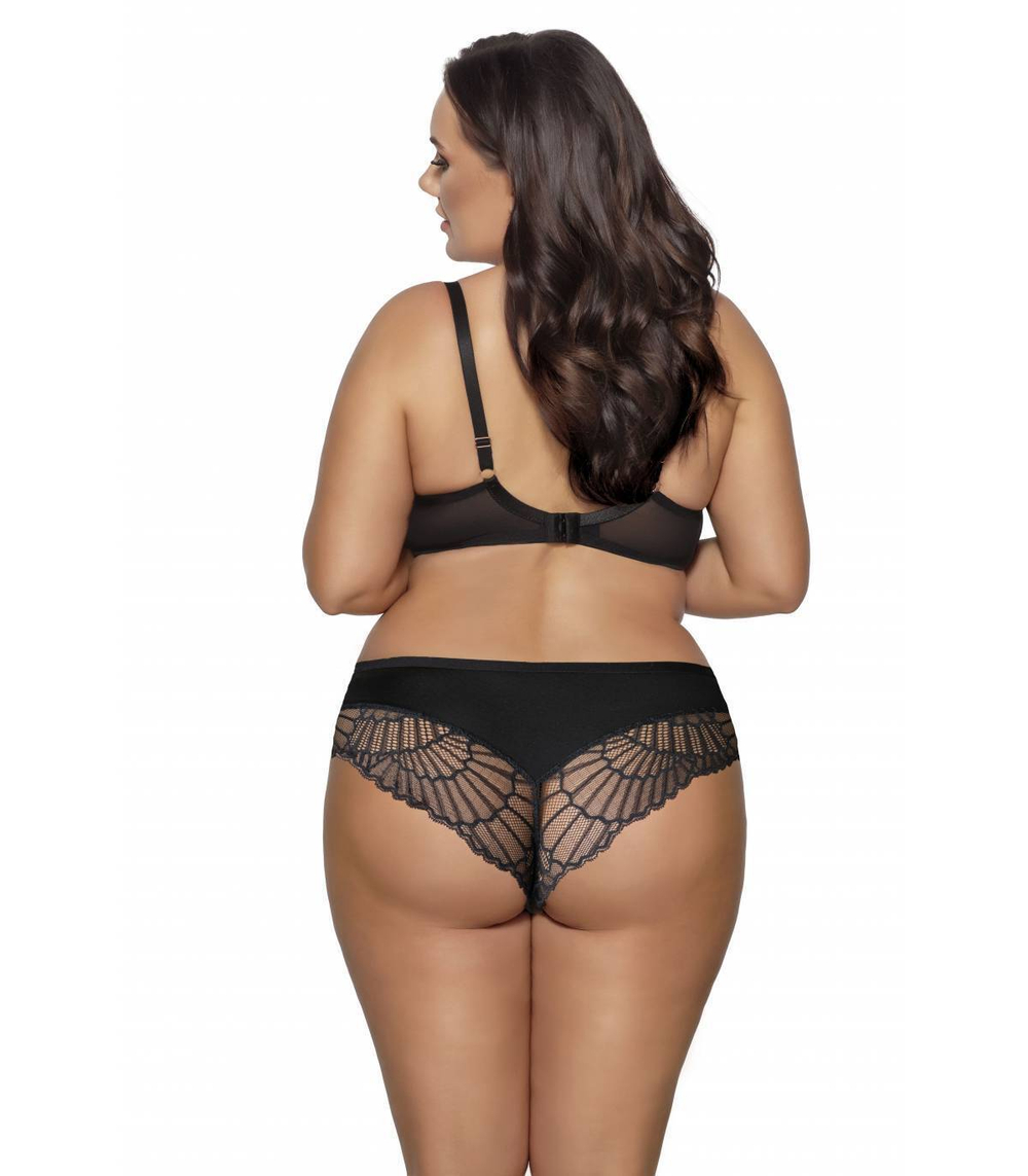 Трусики-бразилиана со средней линией талии Puella (Размер: L) (Цвет: телесный)