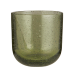 Стакан стеклянный Vercelli green bubbles, 225 см