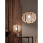 Светильник подвесной texture rib, D48 см, бежевый