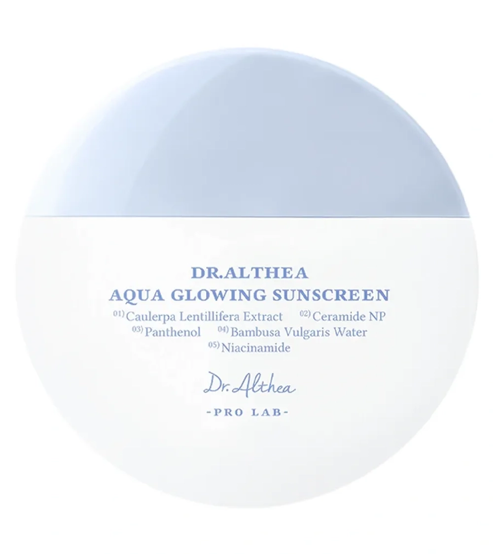 Dr. Althea Aqua Glowing Sunscreen SPF50+ PA++++ увлажняющий солнцезащитный крем