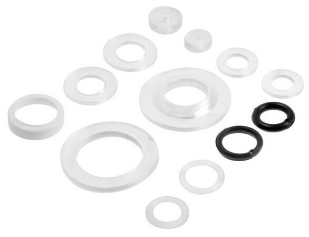 НАБОР ПРОКЛАДОК MASTERPROF Д/СМЕСИТЕЛЯ САНТЕХНИК № 2 СИЛИКОН ИС.130256