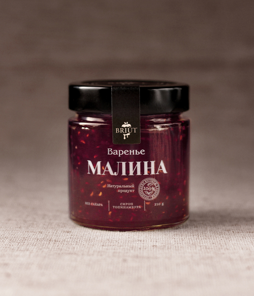 Малина. Варенье на сиропе топинамбура