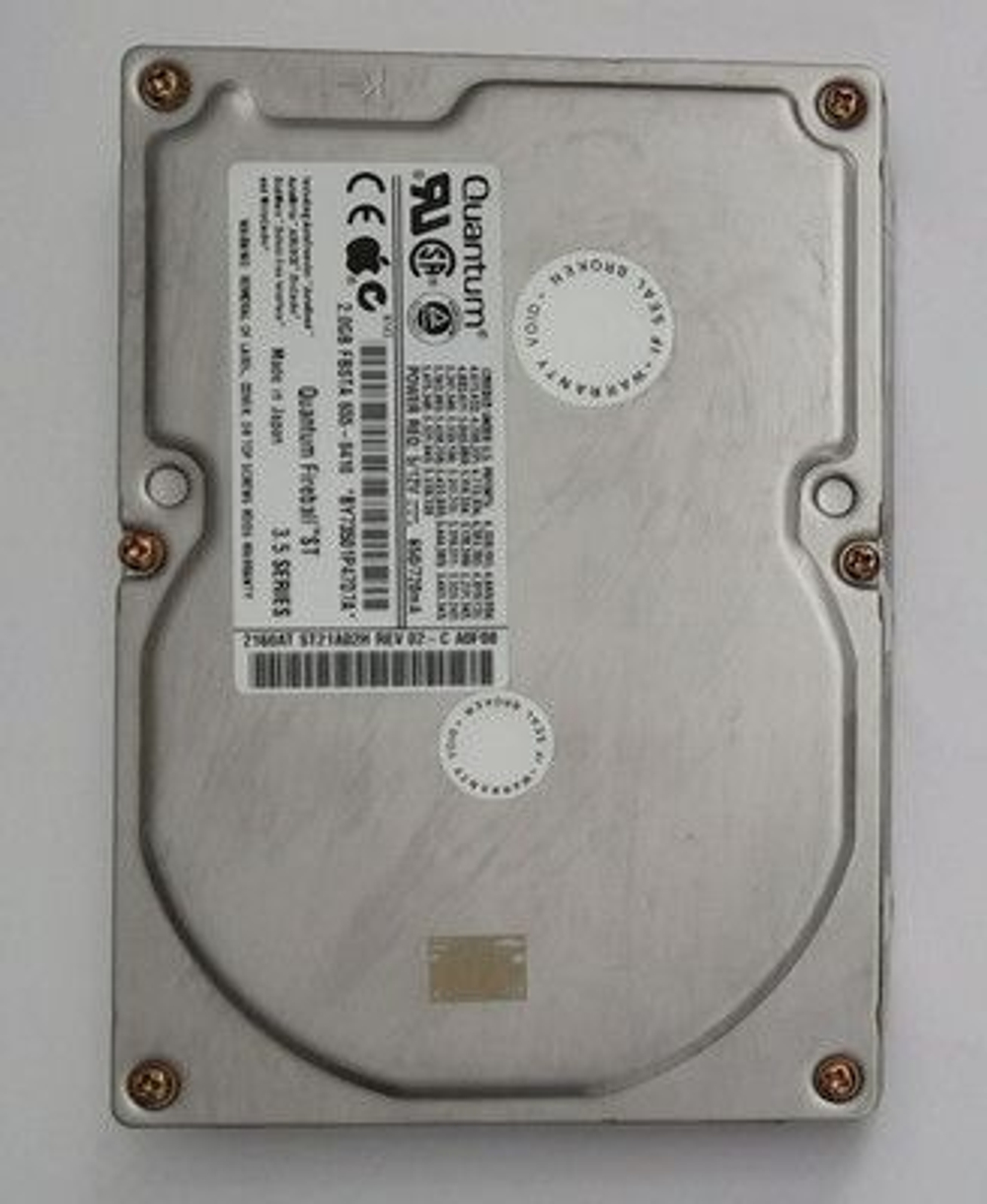 Жесткий диск HDD IDE Quantum Fireball TM 1280AT 1.2ГБ TM12A475 REV 02-E A6B2D