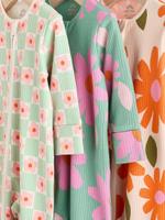 Комбинезон / Cлип для малышей Next B47-269, 3 шт., Зеленый, Бежевый