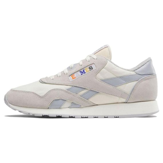 Классические нейлоновые кроссовки Reebok, низкие Бежево-серые мужские
