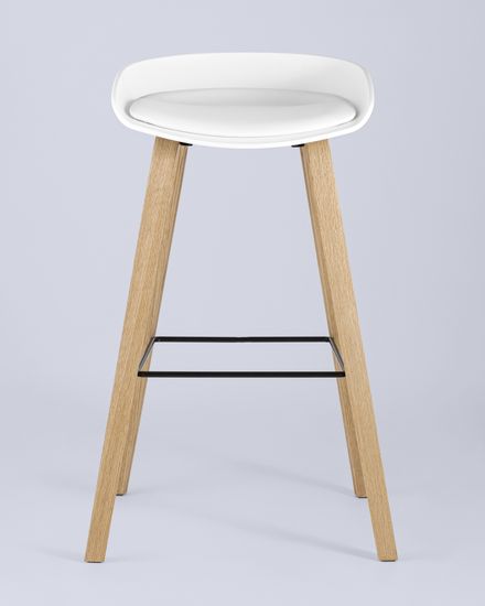 Стул барный LIBRA SOFT БЕЛЫЙ 2 шт