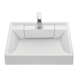 Раковина мебельная Акватон Рейн 60х50х11, литьевой мрамор, цвет Белый (1A72103KRW010) купить