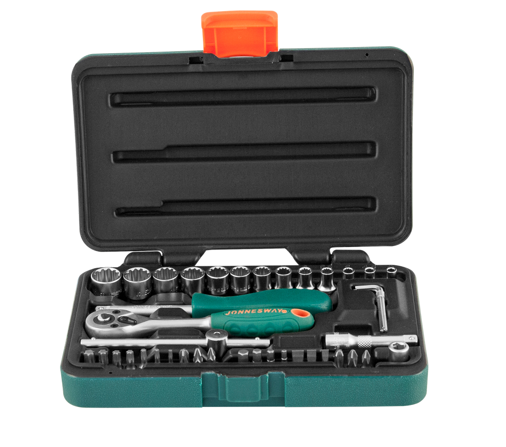 S68H2141S Набор головок торцевых 1/4"DR Super Tech, 41 предмет