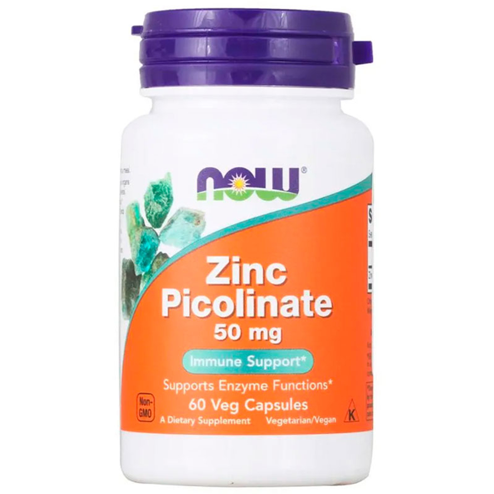 NOW Zinc Picolinate 50 мг. (60 капс.) [M]