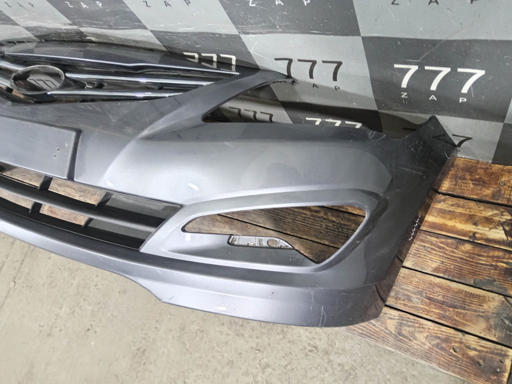 Бампер передний в сборе Hyundai Solaris 1 (RB) 14-17 Б/У Оригинал 865114L500