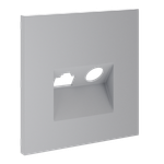 Накладка для розетки TV+RJ45 кат. 6, S70 (серый)