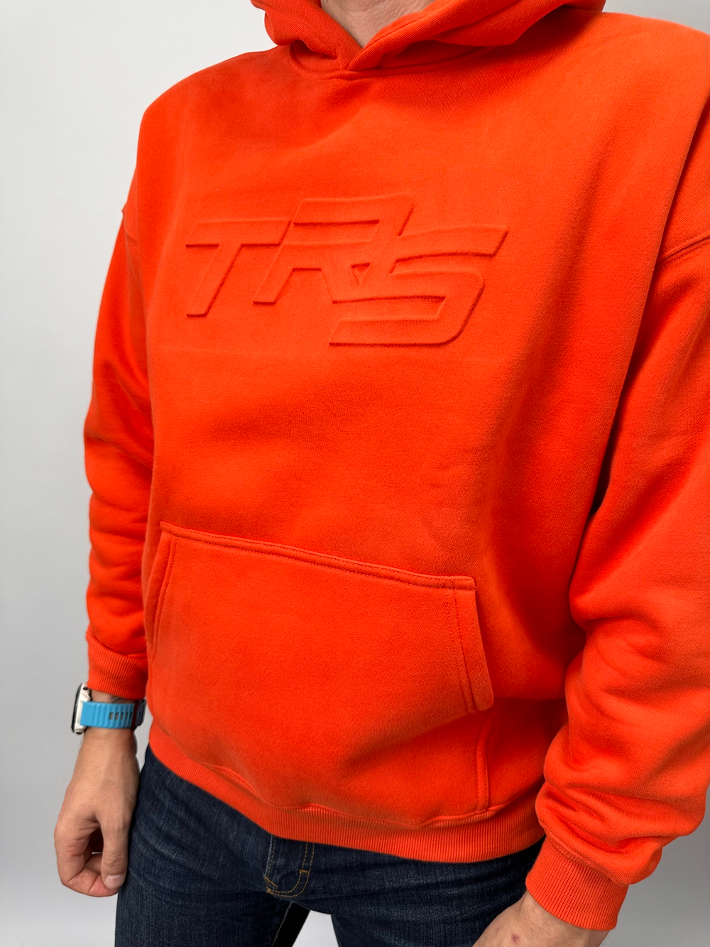 Oversize Худи " TRS " orange