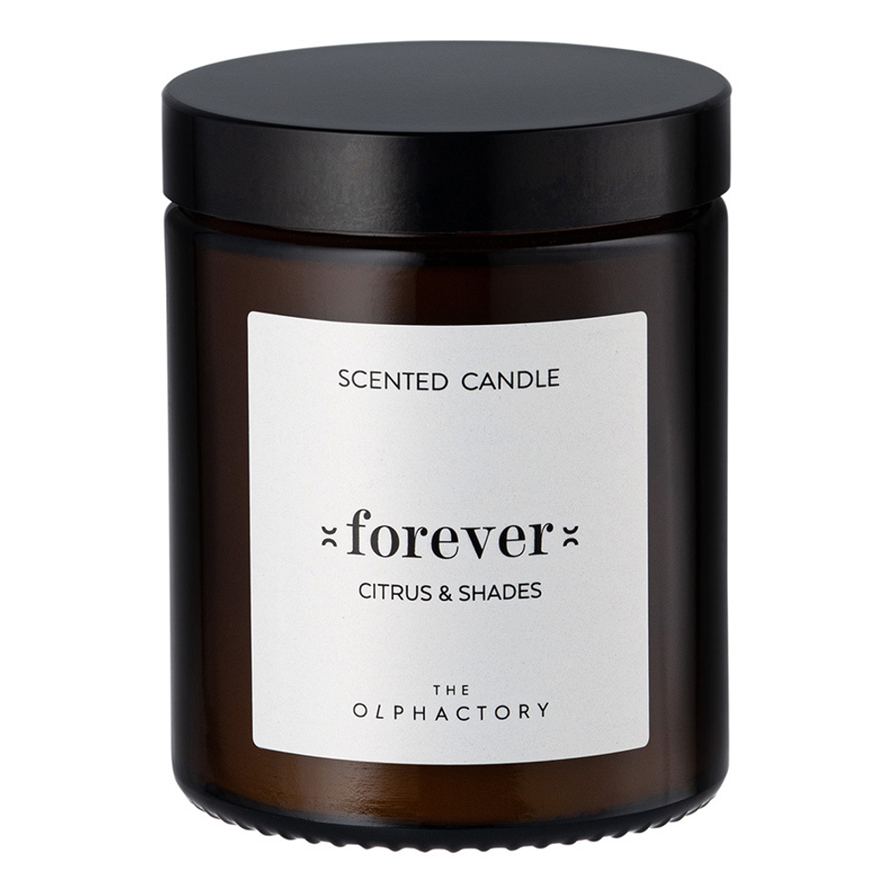 Свеча ароматическая the olphactory, forever, citrus&shades, 30 ч
