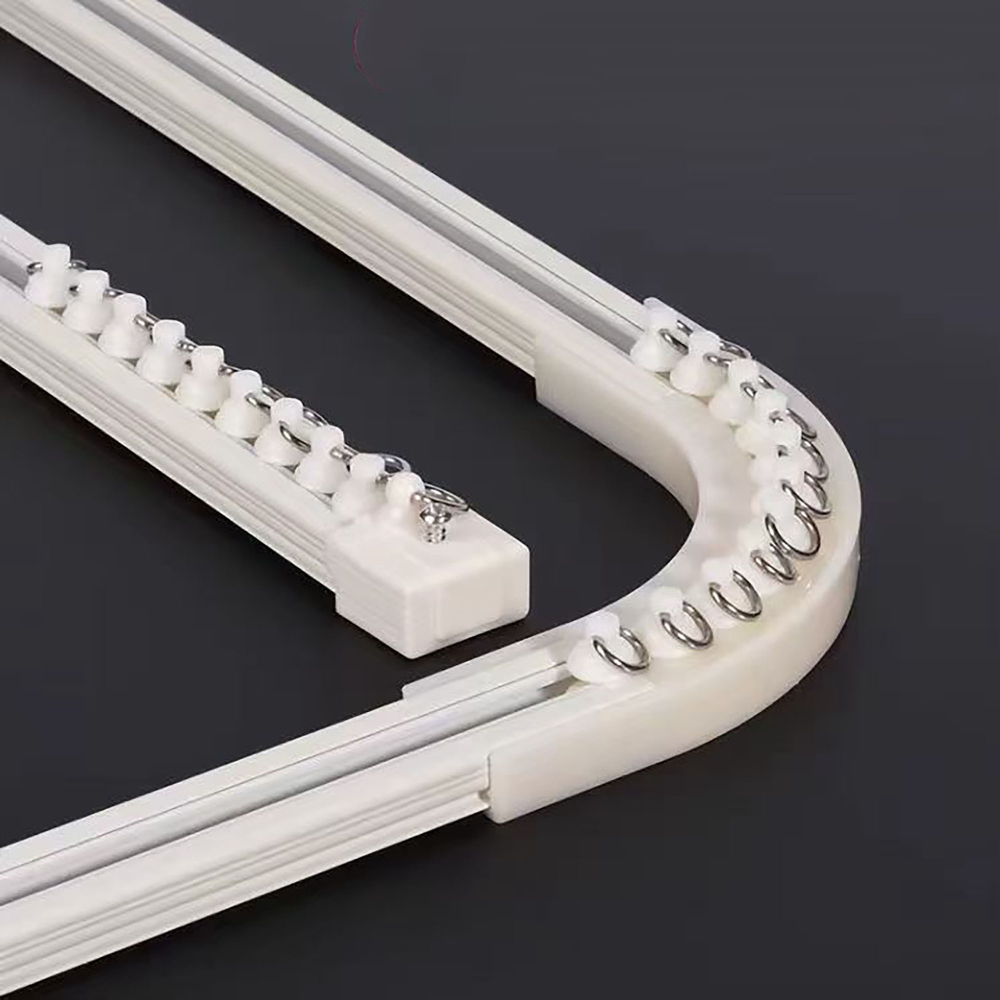 Карниз для штор, алюминиевый, потолочный и настенный монтаж