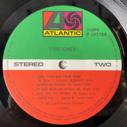 Винтажная виниловая пластинка LP Foreigner (Japan 1977) (Obi) At War With The World