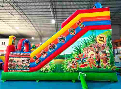 Коммерческий надувной батут-горка «Индиана ЭКСТРА 2», 7x4x6 м