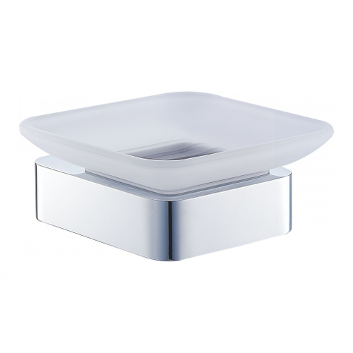 Мыльница с держателем WONZON & WOGHAND, Хром (WW-9522)