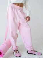 Брюки для девочки на осень розовые