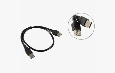 Удлинитель USB 2.0(AM) x USB(AF) -0.5m. Perfeo U4501