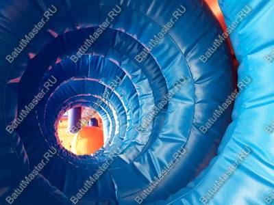 Надувная спортивная полоса препятствий "Веселое испытание" 13,1*8,6*5,8 м