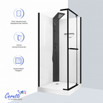 Душевая кабина Ceruttispa МИМИ (MIMI) 90B (90x90x215-225)