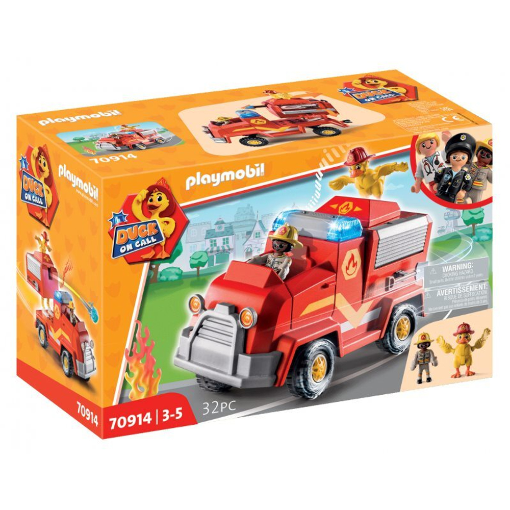 Playmobil - Пожарная машина Duck On Call 70914