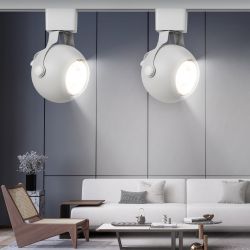 Трековый светильник однофазный ЭРА TR35-GU10 WH под лампу GU10 белый | Однофазные светильники под лампу