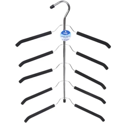 Вешалка многофунциональная «ИДЕЯДОМА», цвет металл, 5 отд, 48*40,5см (Лейбл Селфи)