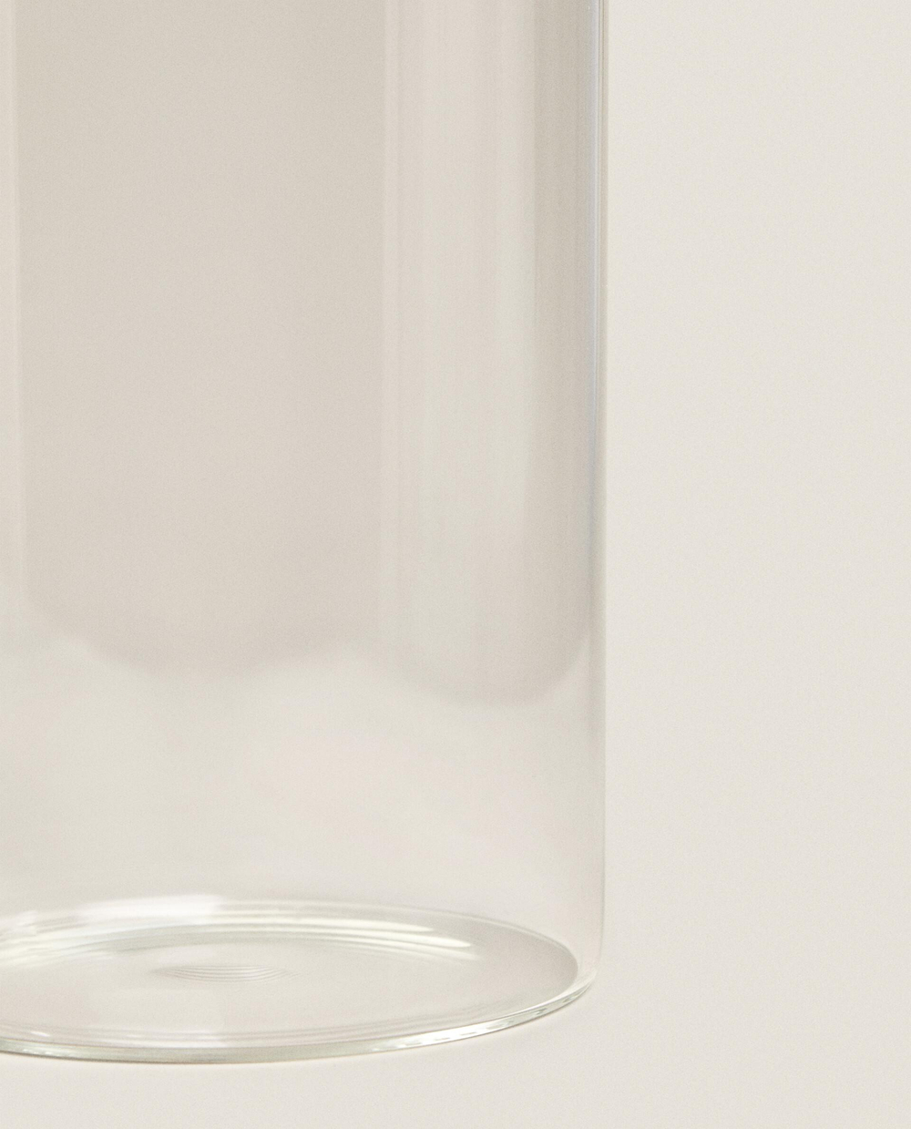 Zara Home Подсвечник из стекла, цвет прозрачный, 12 см