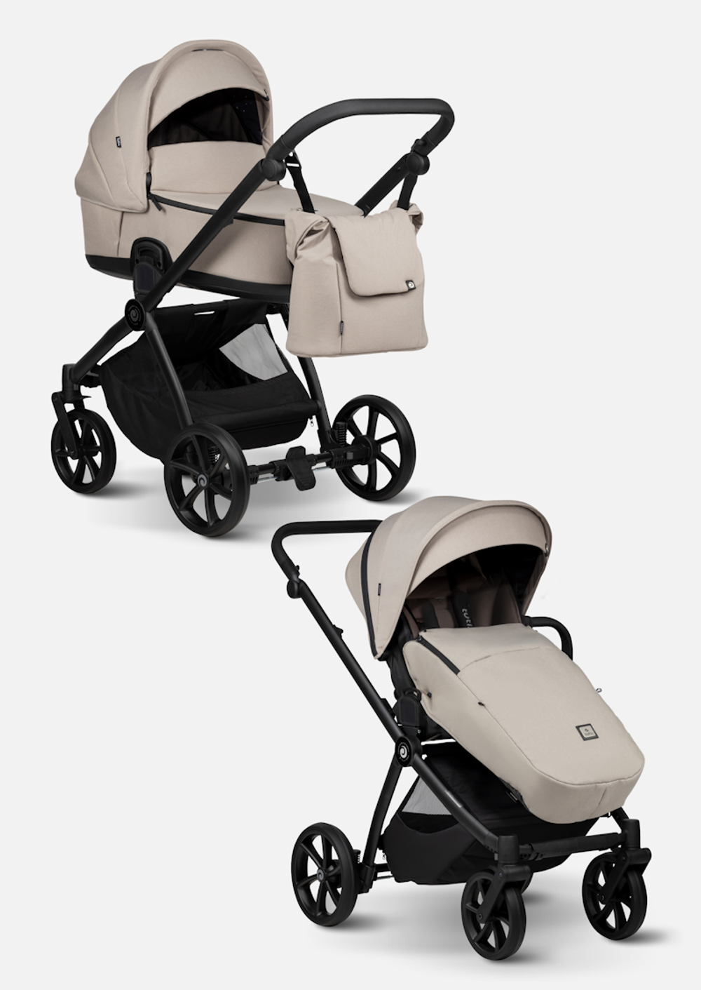 Tutis Коляска 2 в 1 MIO 3+ Essential Moon Rock
