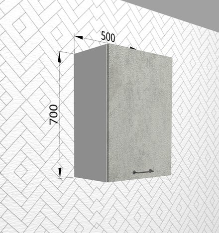 Лофт Бетон светлый П 500