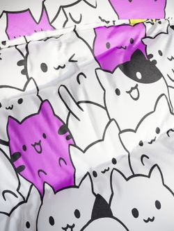 Постельное белье перкаль Сказка "Кошачий патруль" 1,5-сп Наволочка 50х70 см 1 шт Простынь 150x215 см Пододеяльник 145x205 см