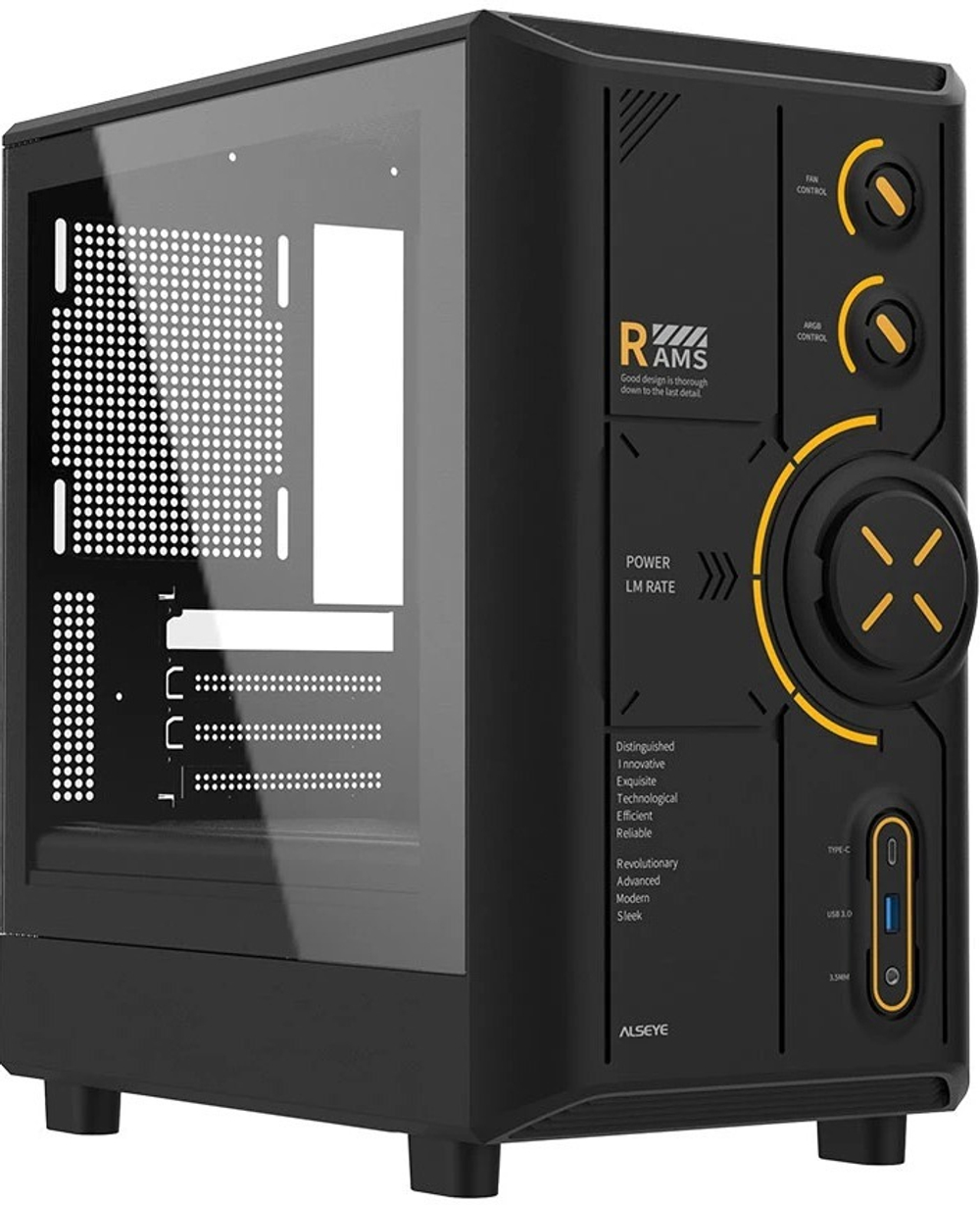 Корпус mATX ALSEYE RAMS 2.0 240-B