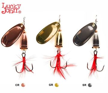 Блесна вращ. Lucky John BELL SPIN 03 08.5г C/G/S 3шт. набор