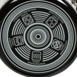 Набор эмалированной посуды 6 пр, кастрюли 2.4,3.4,5 л, Керчь, Тропическая ночь-5-1-Элит