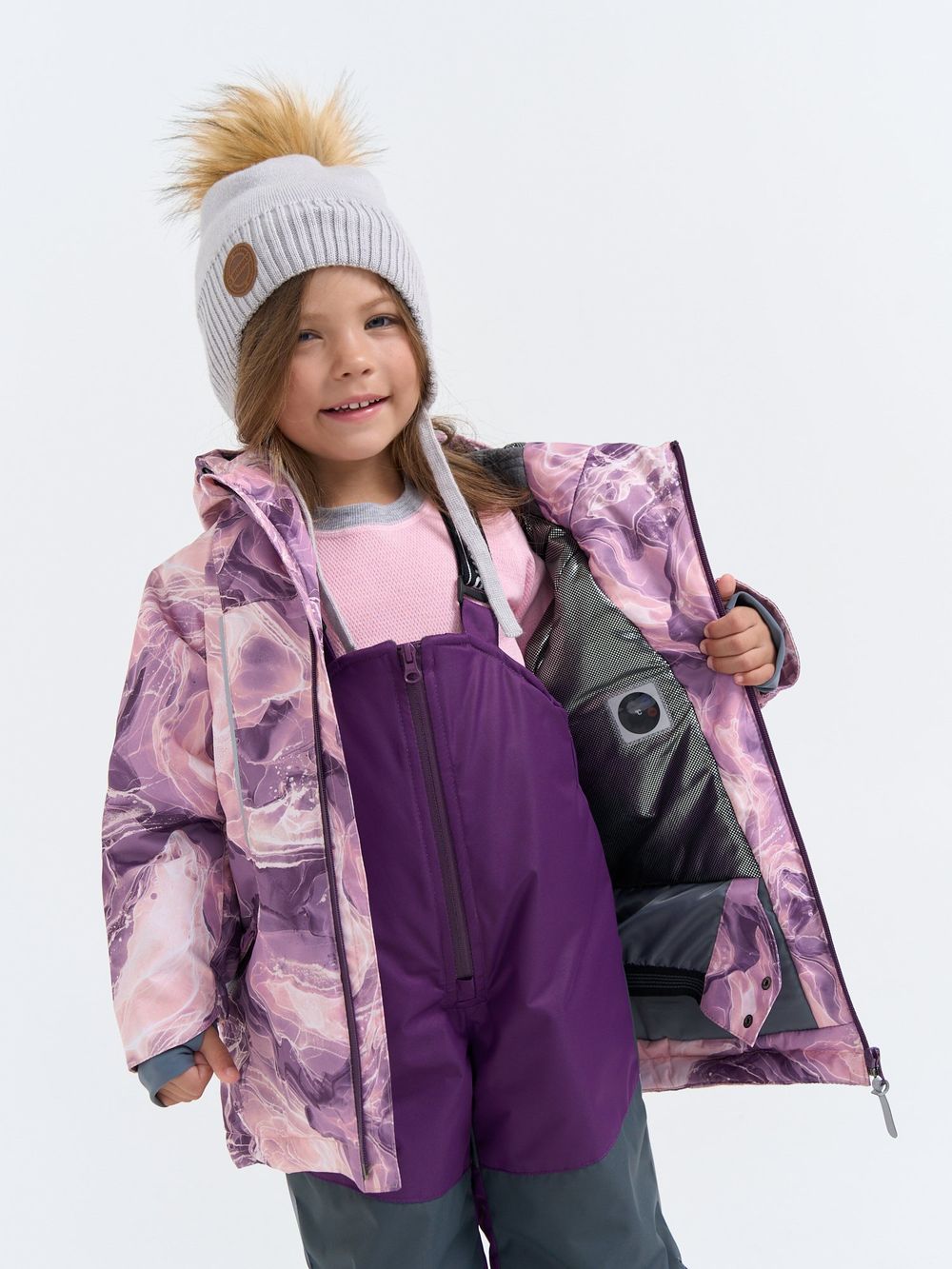 Костюм зимний "Розовый лед"