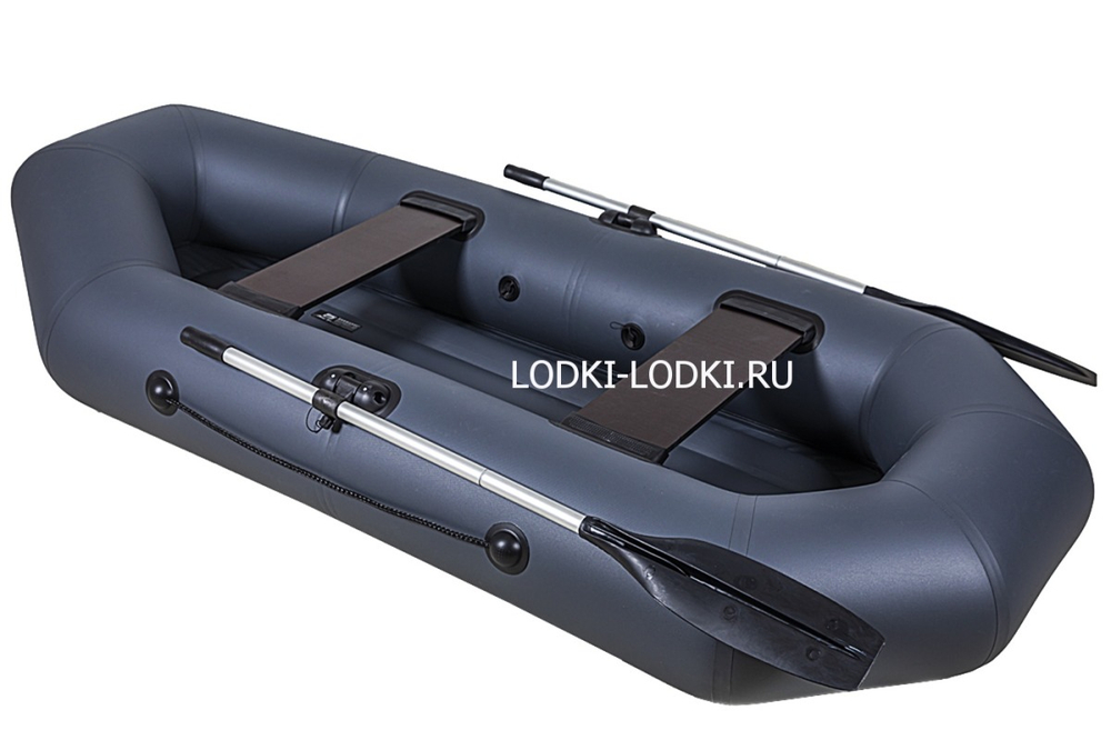 Аква-оптима 260 НАДУВНОЕ ДНО графит (лодка ПВХ)