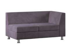 Секция с подлокотником двухместная левая MC-1P.02(L) ткань Velutto 19