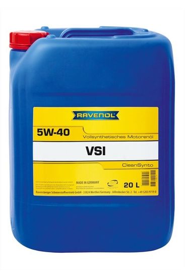 VSI 5W-40 RAVENOL моторное масло 20 Литров