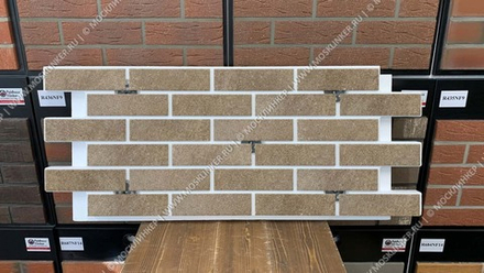 Клинкерная фасадная термопанель Paradyz Mattone Brown ППС