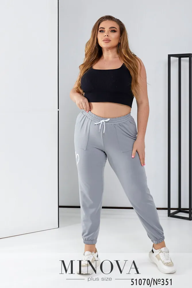 Штаны 351-светло серый Minova