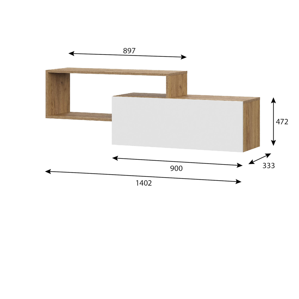 Люмо (Тащи в дом) ПЛ-01 Полка навесная