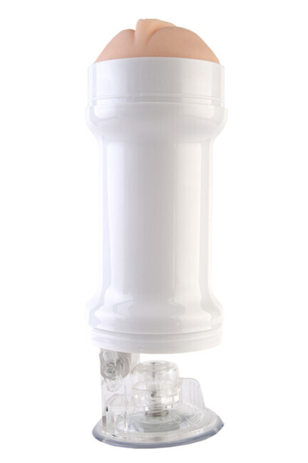 Мастурбатор вагина Spider, белая колба (Цвет: белый , телесный)