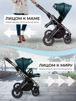 Коляска 3 в 1 Sweet Baby Rocco Air + автокресло Elegante Plus Green (Air)