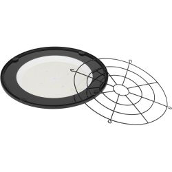 Решетка защитная металлическая ЭРА SPP-AC8-402-200 для светильников SPP-402 мощностью 200Вт | Светильники для высоких пролетов (хайбеи)