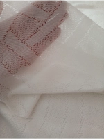 Ажурное вязаное полотно цвет- Молоко, 0,7м